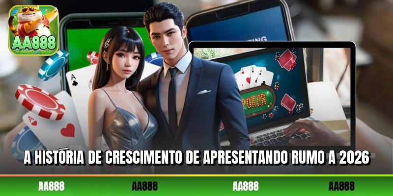 A história de crescimento de apresentando rumo a 2026