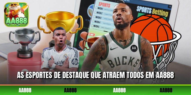 As esportes de destaque que atraem todos em AA888