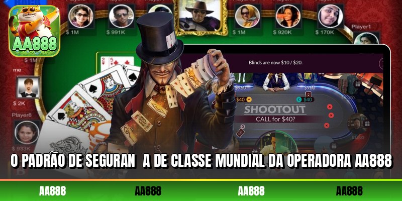O padrão de segurança de classe mundial da operadora AA888