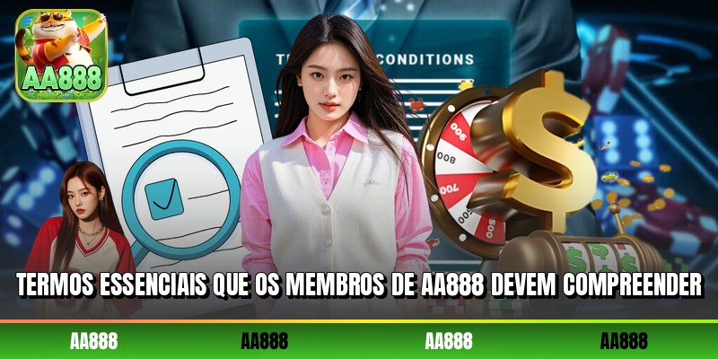 Termos essenciais que os membros de AA888 devem compreender